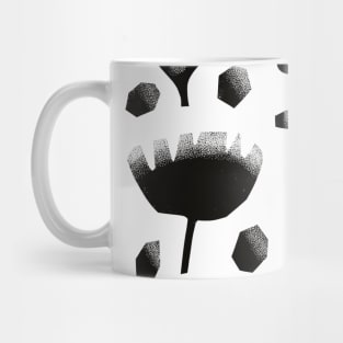 Black garden Mug